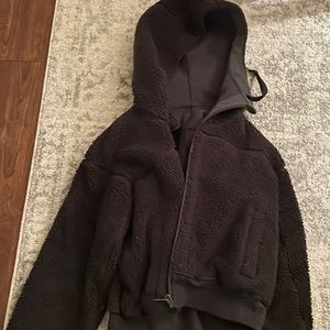 Fleece lulu hoodie reversible